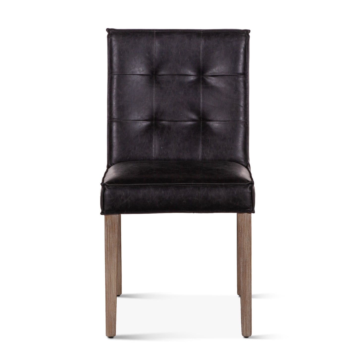 Madison 18" Black Eco-Friendly Leather Dining Chair