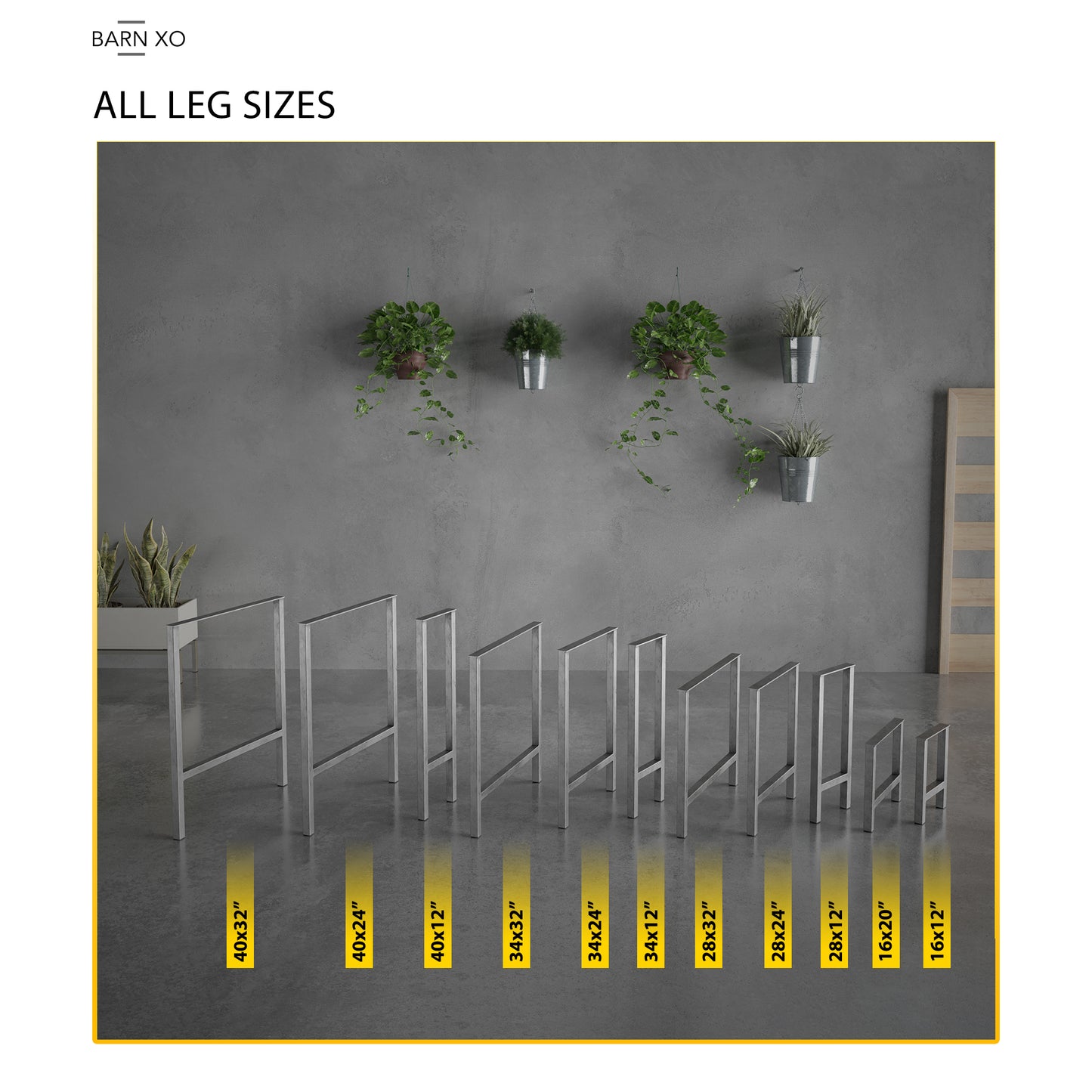 DIY - Custom Fabricated H Legs
