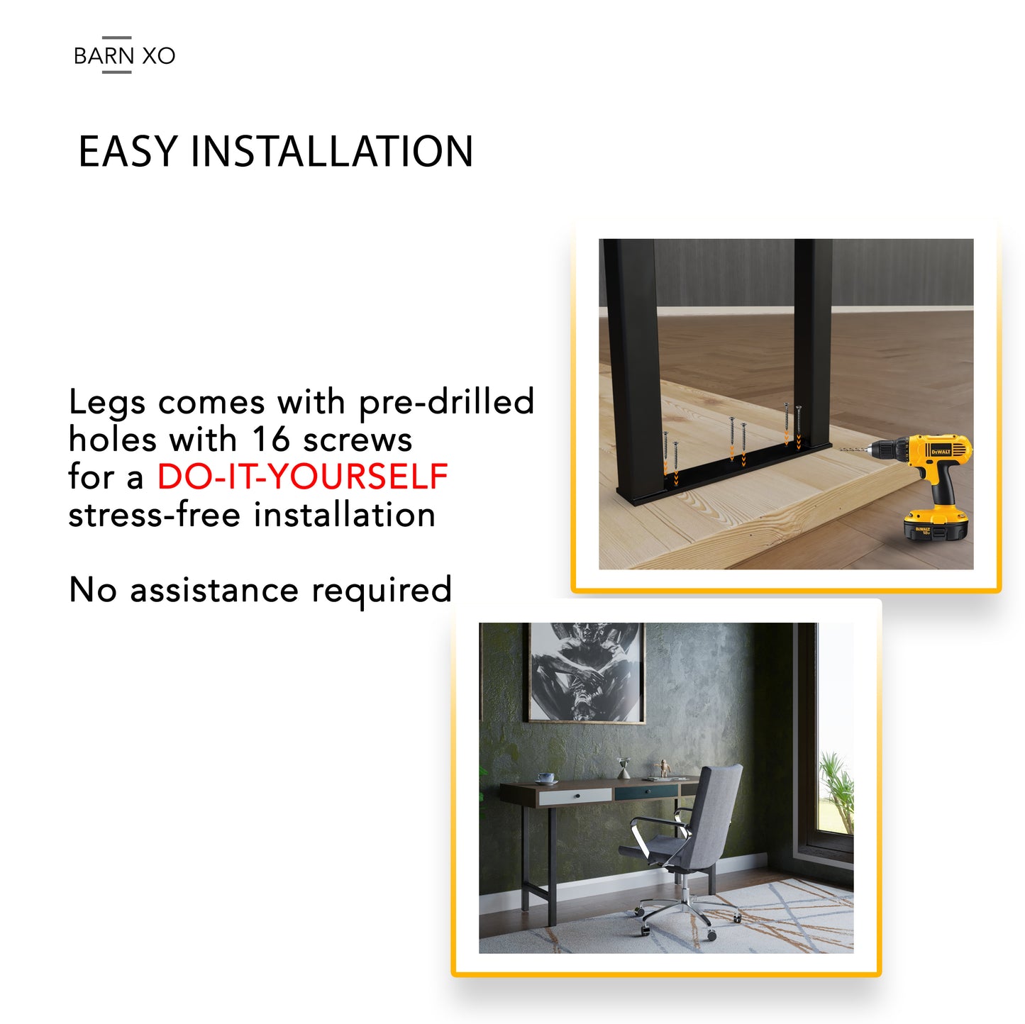 DIY - Custom Fabricated H Legs