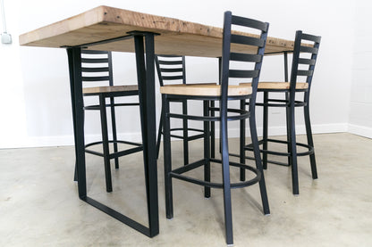 Modern Reclaimed Wood Table w/ Brooklyn Leg Base
