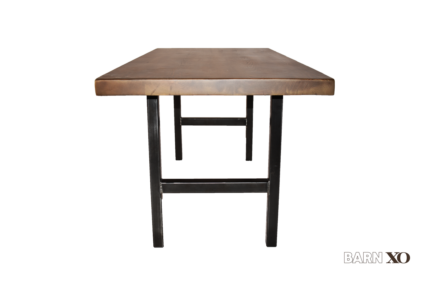 Reclaimed Wood Table with H-Leg Base