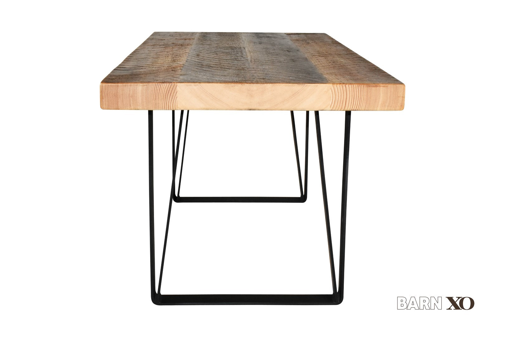 Coffee Table with 2 U-Shaped Leg Base