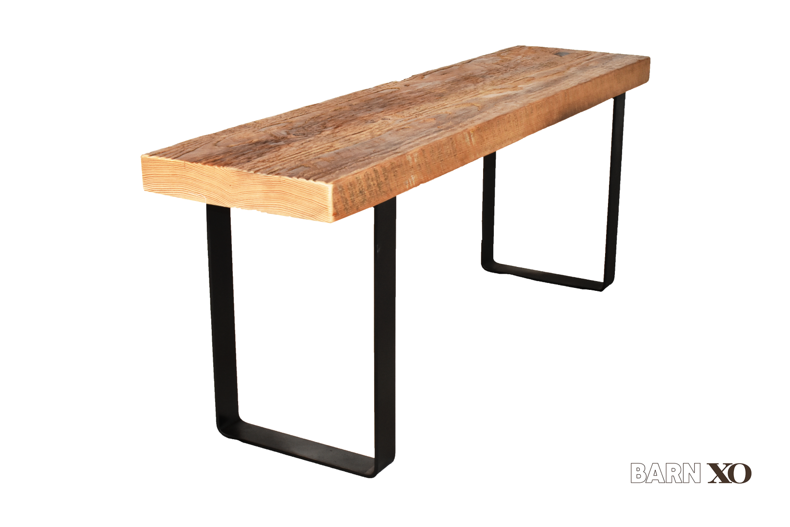 Bench with U-Shaped Leg Base