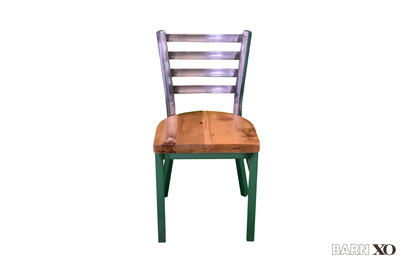 18 Inch Ladder Back Dining Chair (Gun Metal)