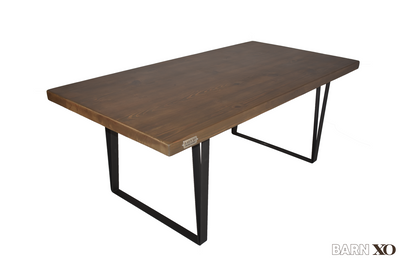 Reclaimed Wood Table w/ U Base