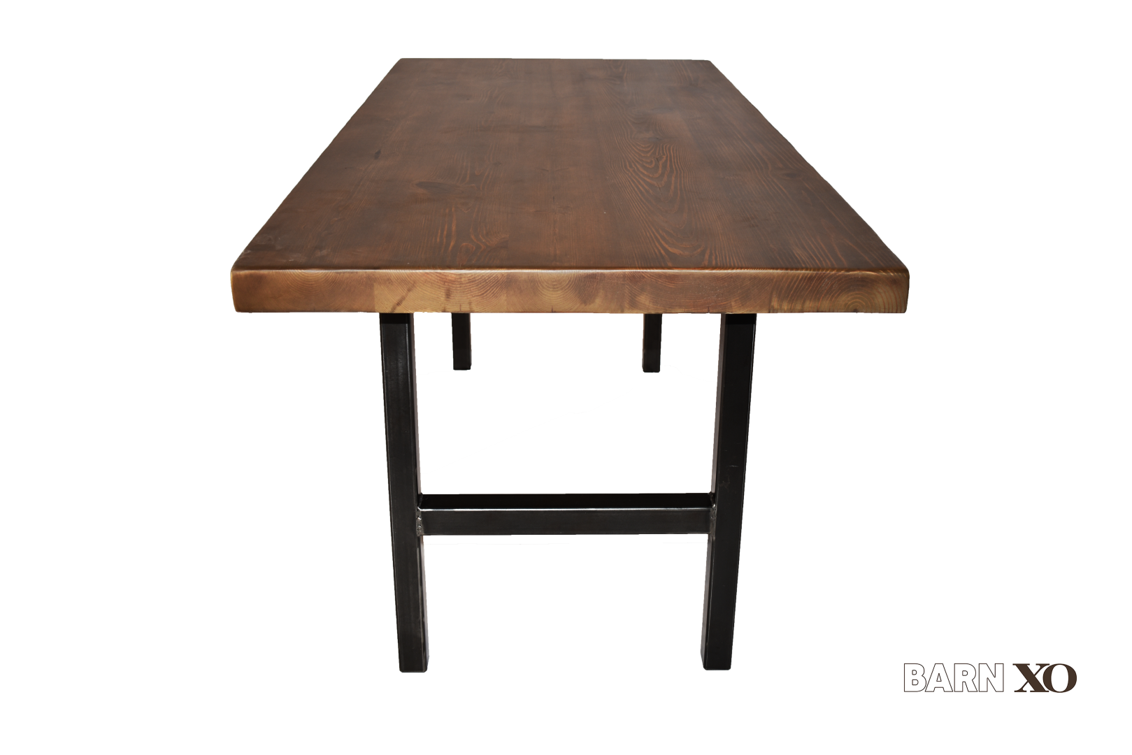 Reclaimed Wood Table with H-Leg Base