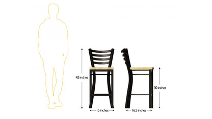 Bar Stool (30 Inch Ladder Back)