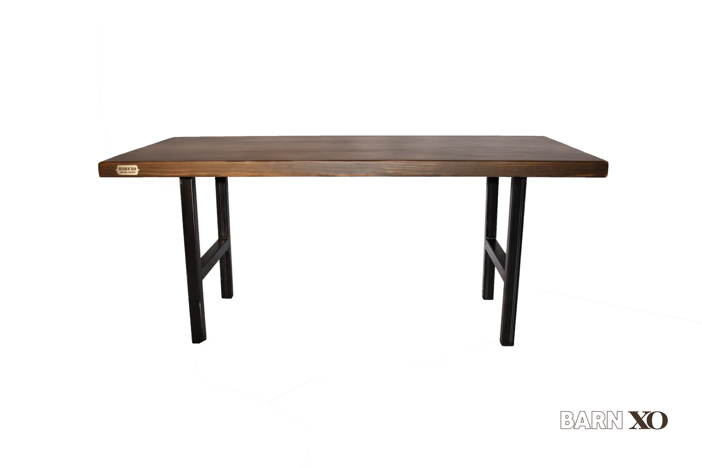 Reclaimed Wood Table with H-Leg Base