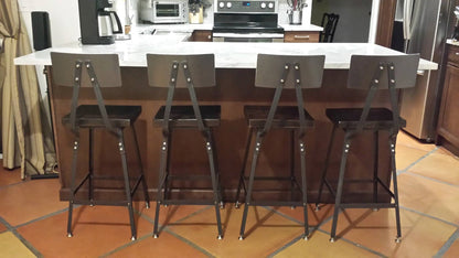 Vintage Industrial Chair/ Stool (Set of 4)