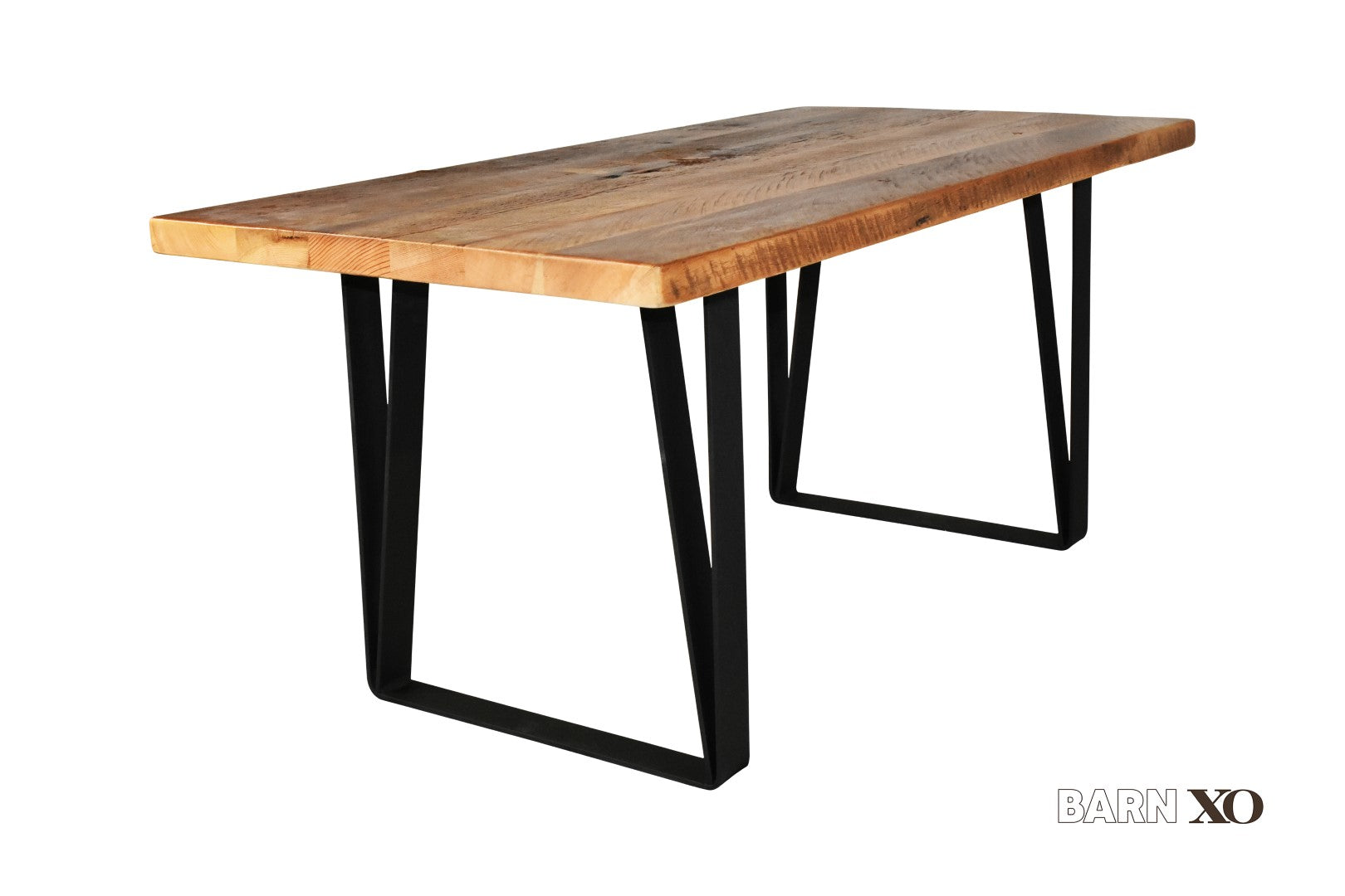 Coffee Table with 2 U-Shaped Leg Base