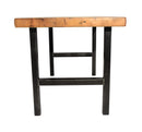 Reclaimed Wood Table with H-Leg Base