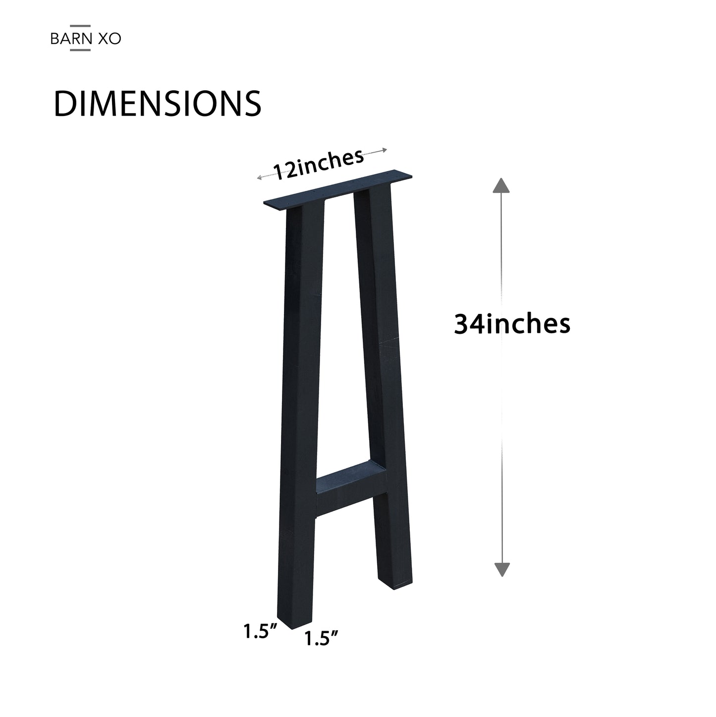 DIY - Custom Fabricated A-Frame Table Legs