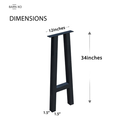 DIY - Custom Fabricated A-Frame Table Legs