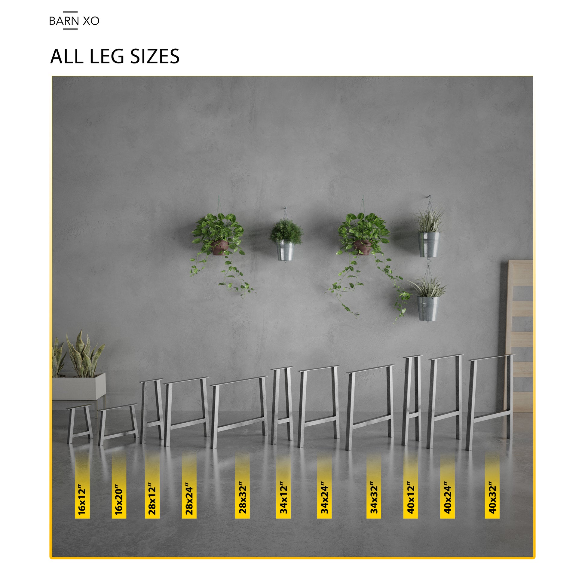 DIY - Custom Fabricated A-Frame Table Legs