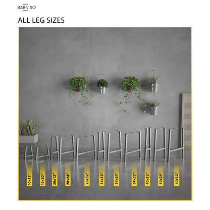 DIY - Custom Fabricated A-Frame Table Legs