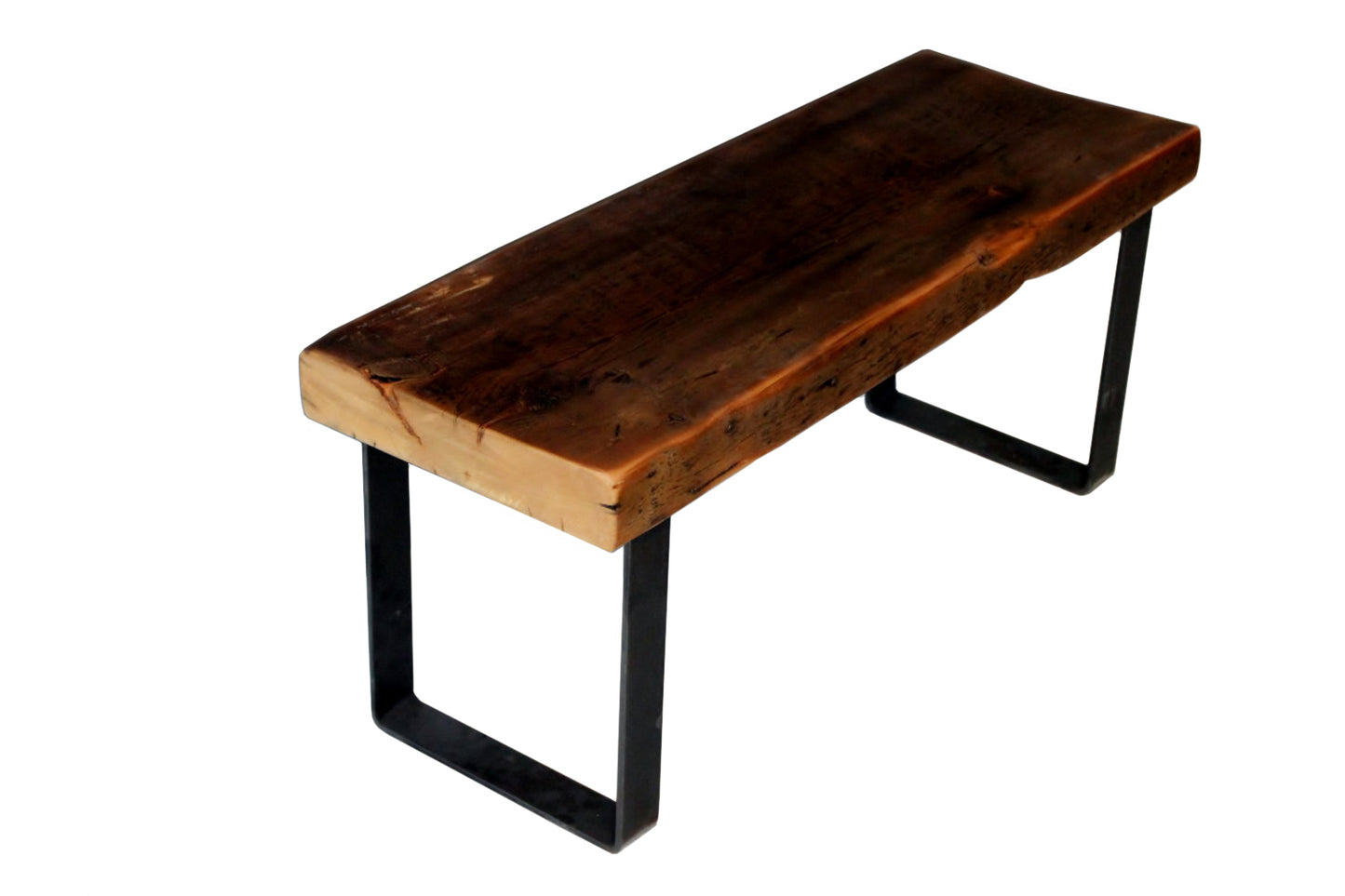 Bench with U-Shaped Leg Base