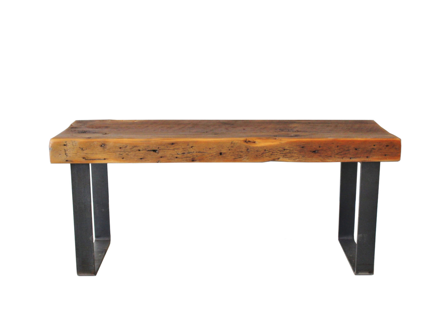 Bench with U-Shaped Leg Base