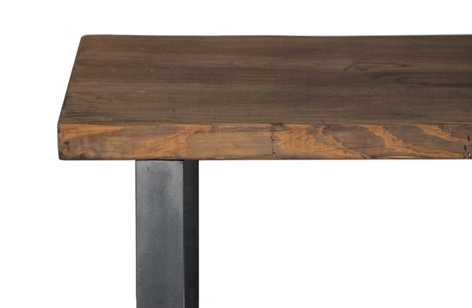 Bench with U-Shaped Leg Base