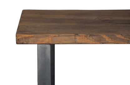 Bench with U-Shaped Leg Base