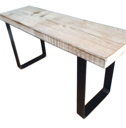 Bench with U-Shaped Leg Base