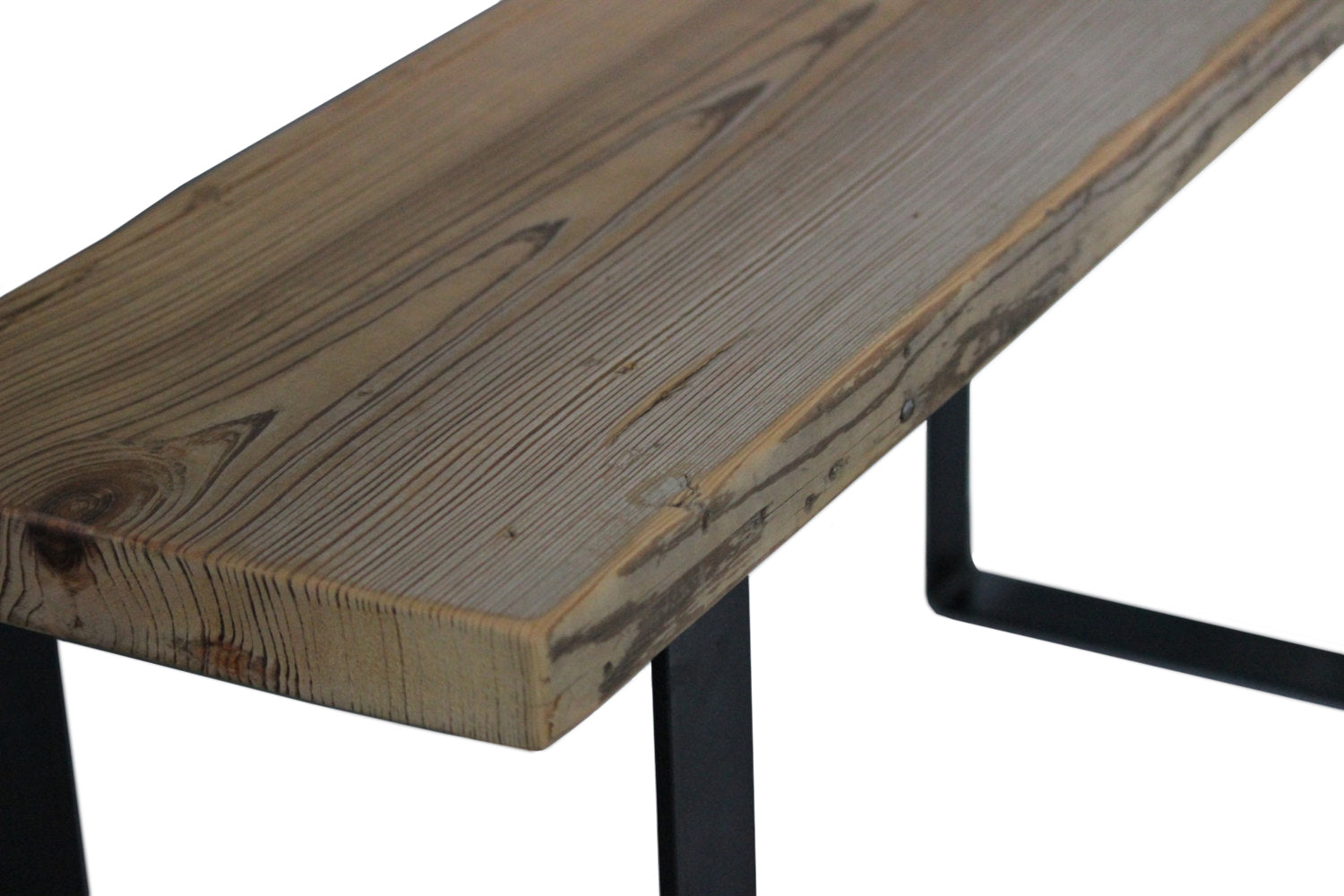Bench with U-Shaped Leg Base