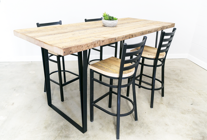 Reclaimed Wood Table w/ U Base