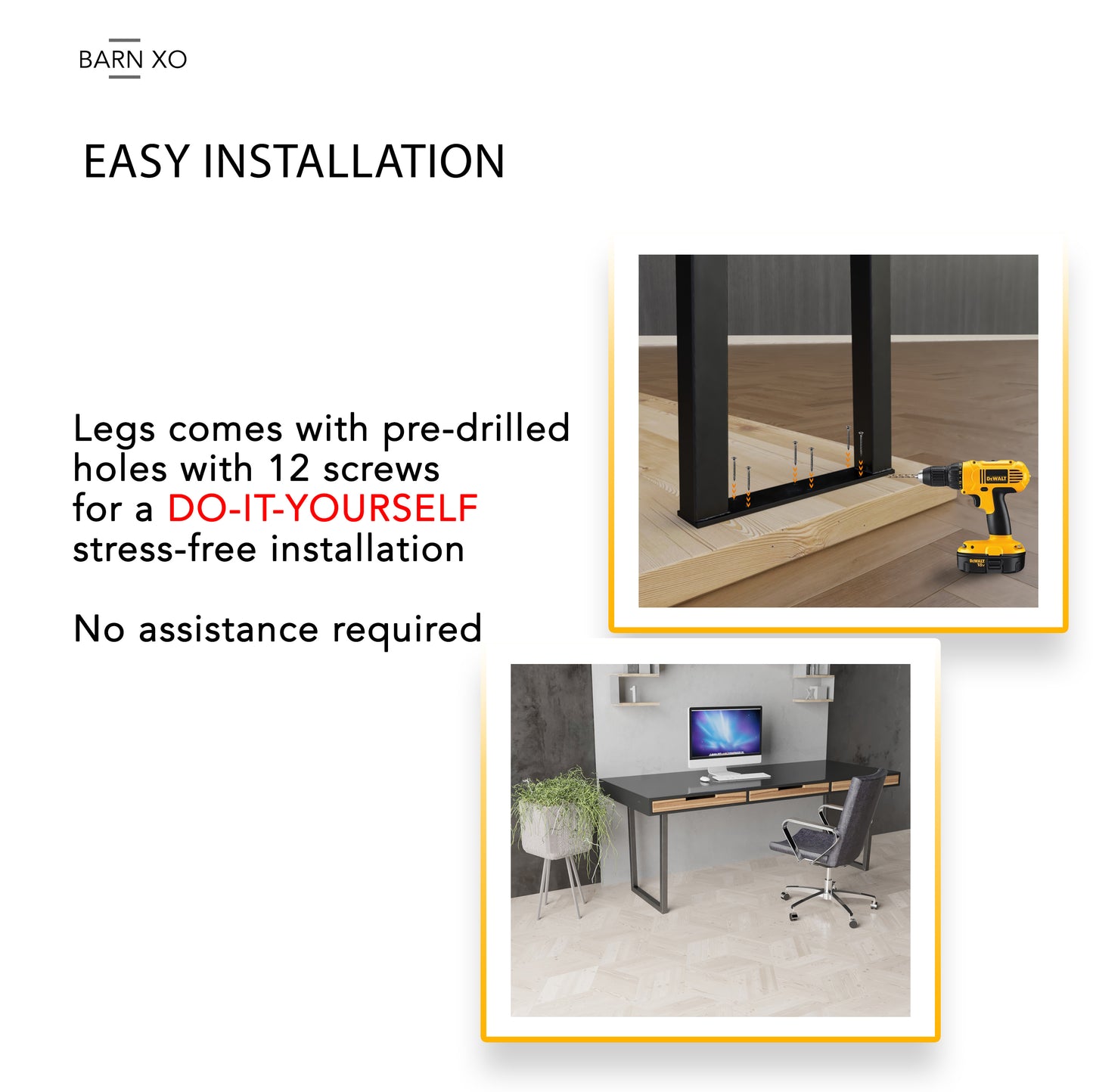 DIY - Custom Fabricated Brooklyn Leg Base