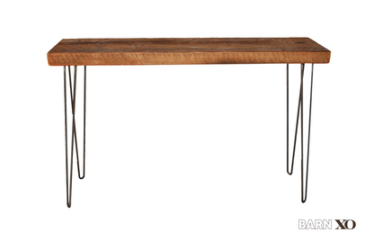 Mid-Century Console Table with Hairpin Legs