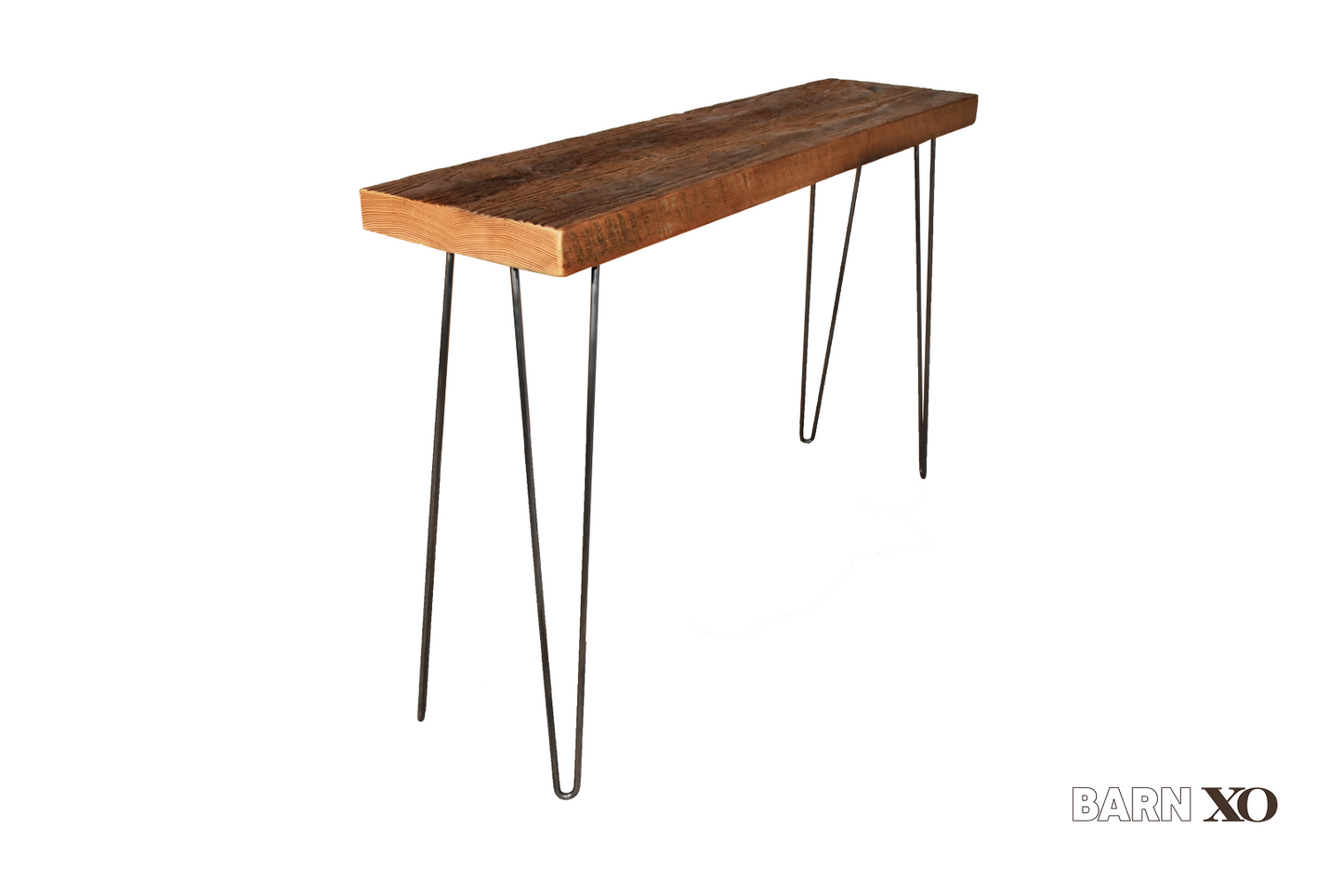 Mid-Century Console Table with Hairpin Legs