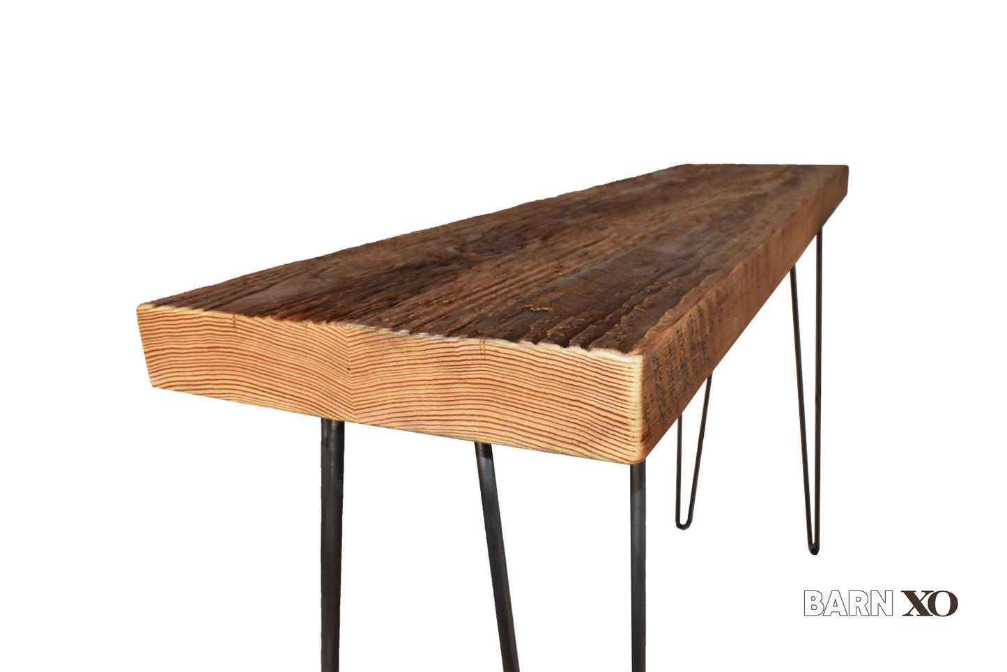 Mid-Century Console Table with Hairpin Legs
