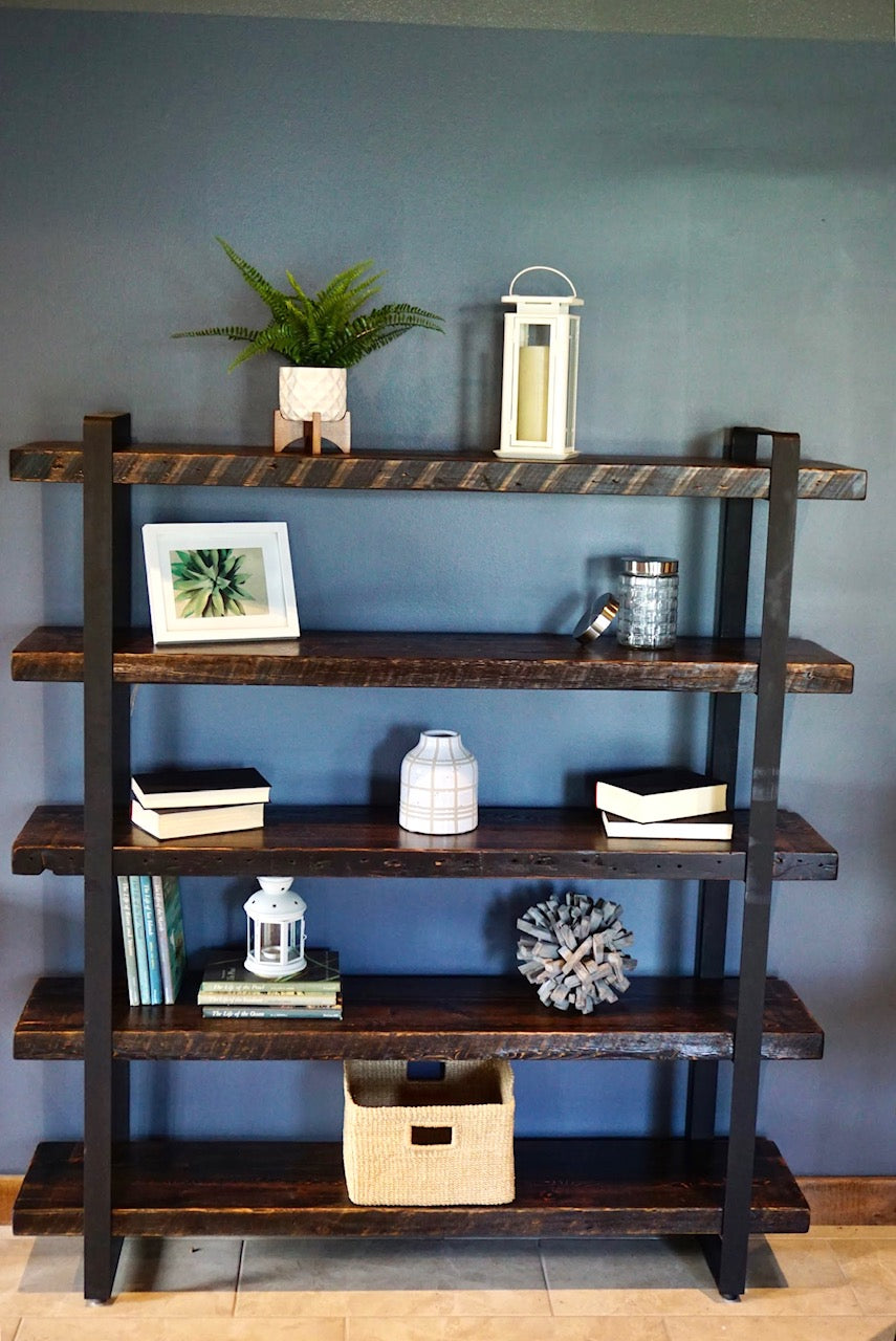 Reclaimed Wood Shelving Unit