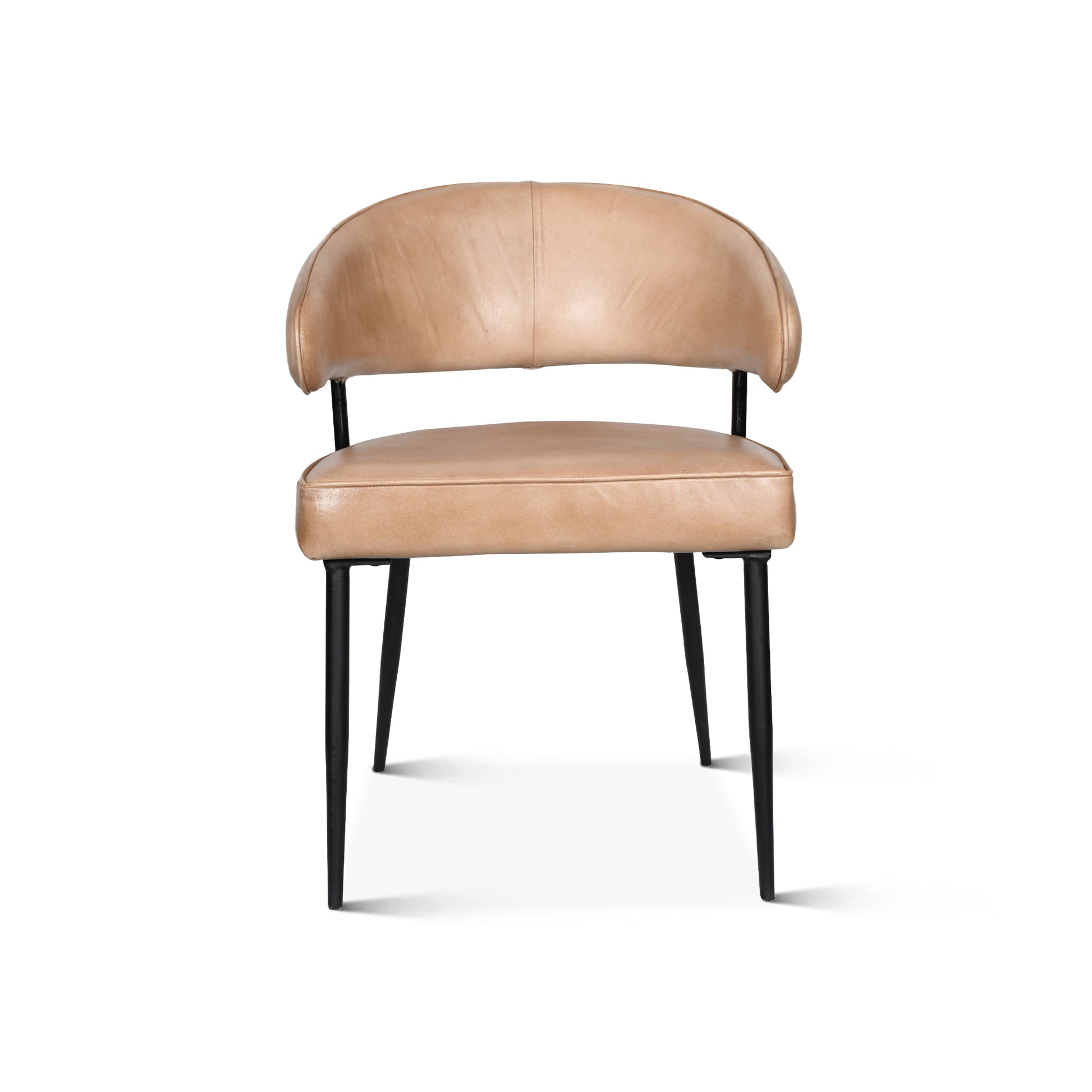 Essex 23" Dover Armchair - Antique Ivory Leather