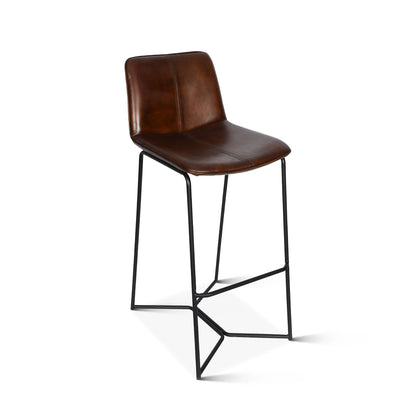 Essex 18" Morgan Bar Chair - Hand Washed Chestnut