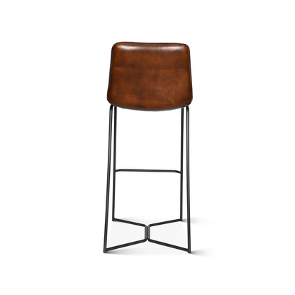 Essex 18" Morgan Bar Chair - Hand Washed Chestnut