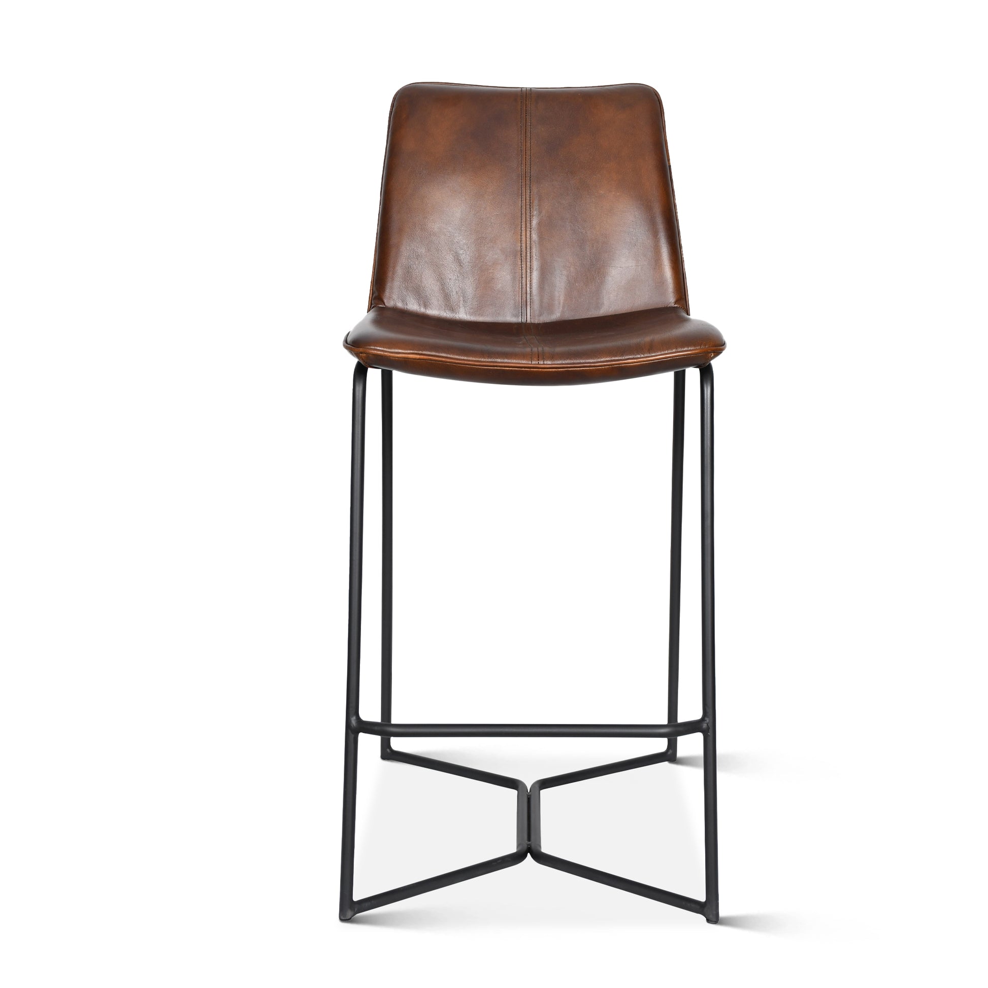 Essex 18" Morgan Counter Chair - Hand Washed Chestnut Brown
