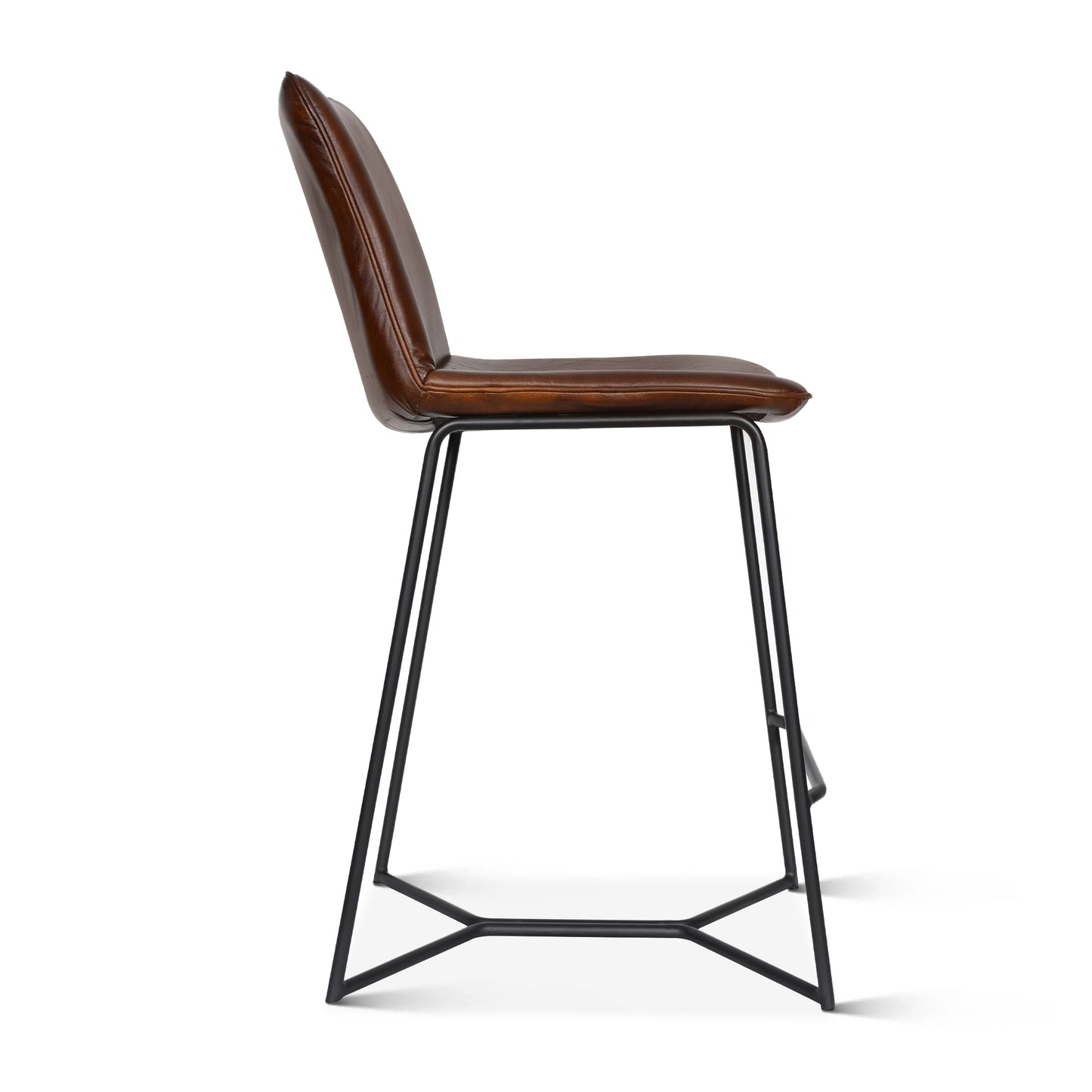 Essex 18" Morgan Counter Chair - Hand Washed Chestnut Brown