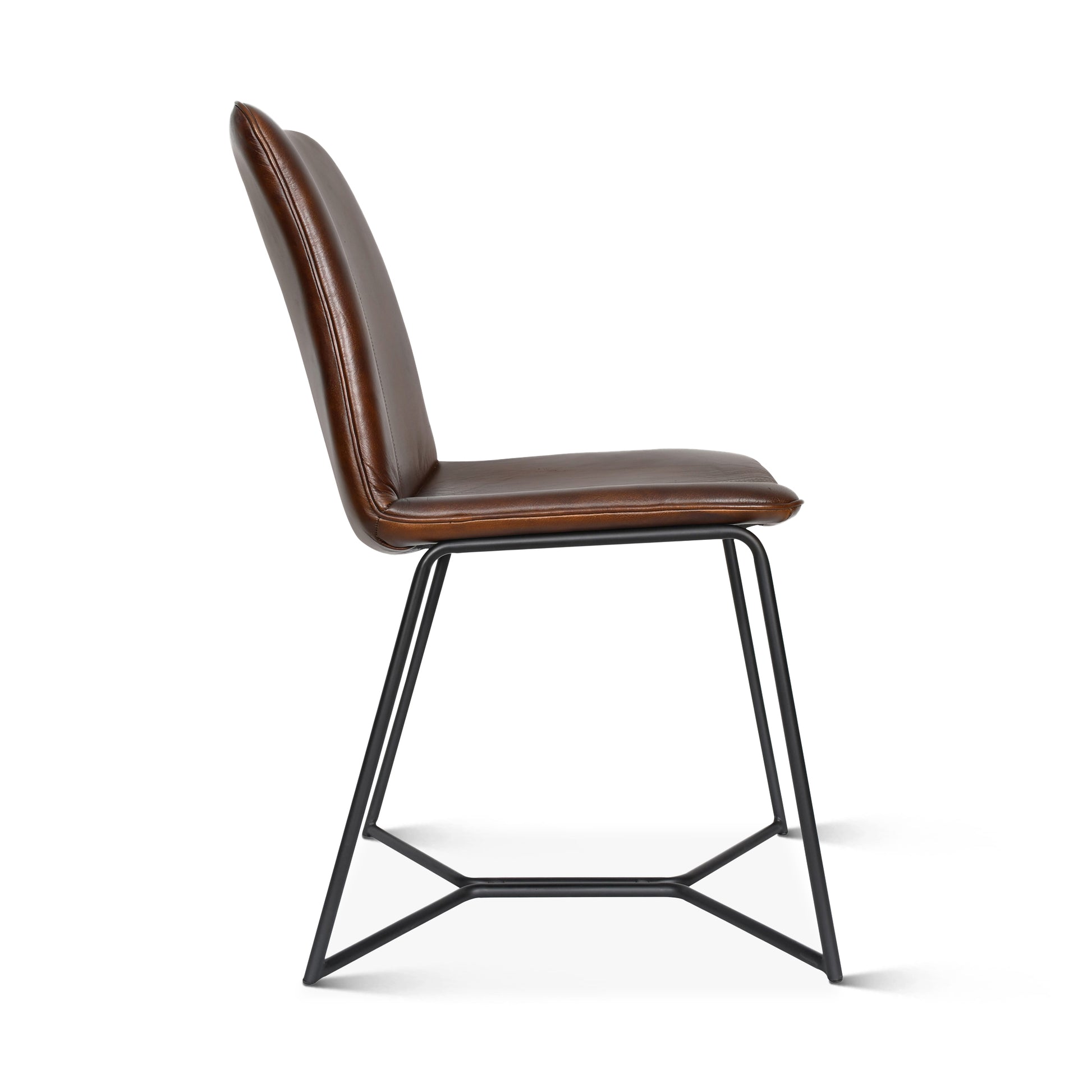 Essex 18" Morgan Dining Chair - Hand Washed Chestnut Brown