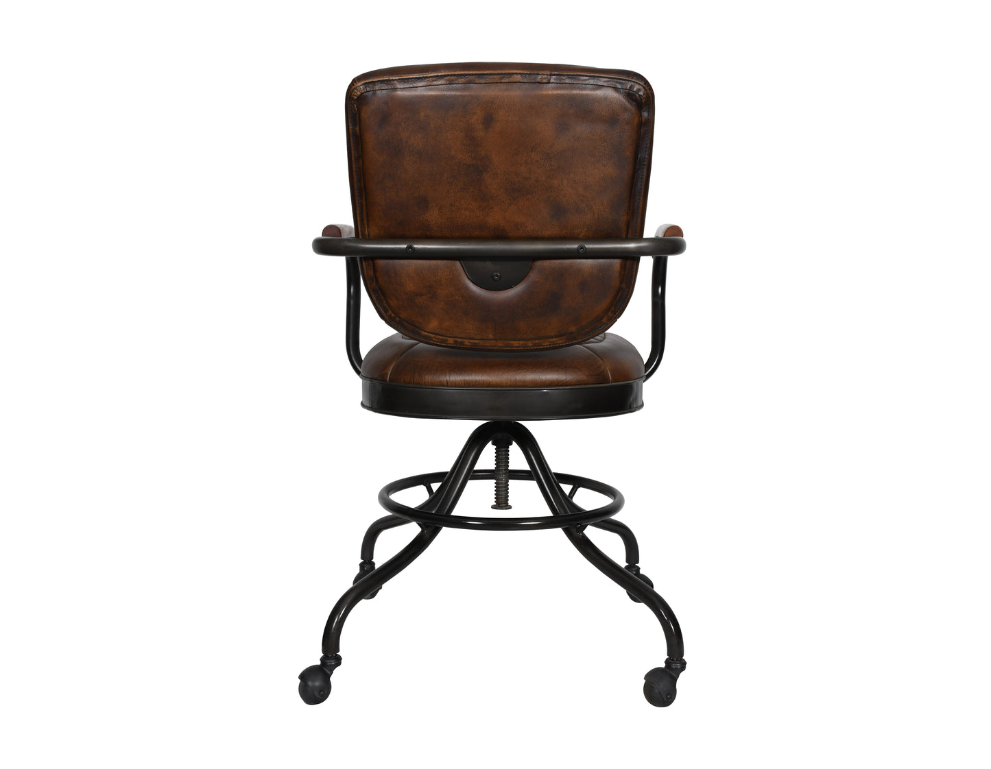 Essex 24" Oden Desk Chair Antique Whiskey - Top Grain Leather