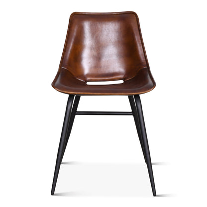 Essex Dining Chair - Hand Washed Chestnut Brown