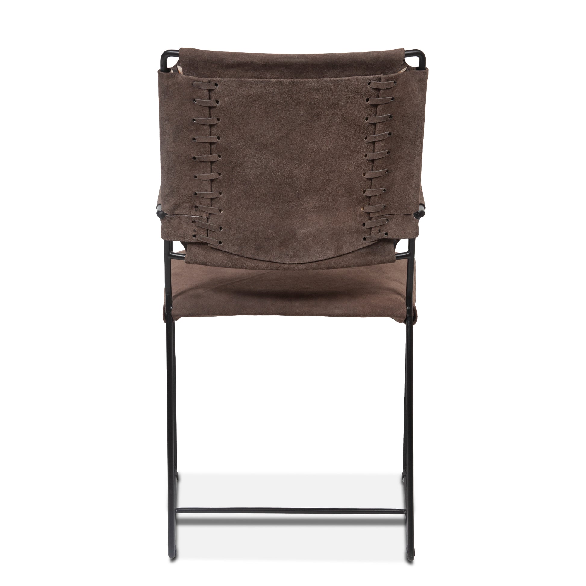 New York Arm Dining Chair - Asphalt Grey Suede