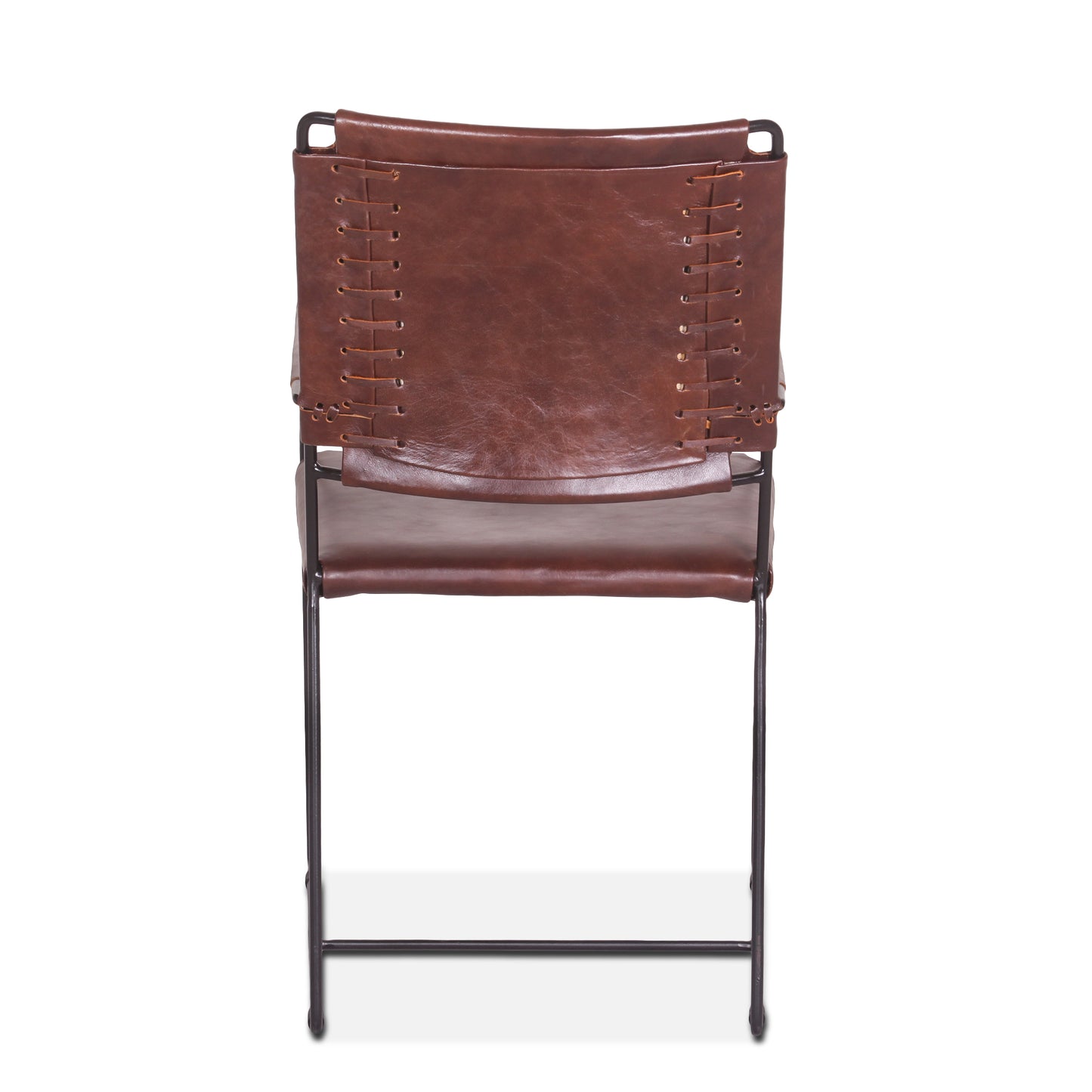 New York Arm Dining Chair - Chocolate Leather