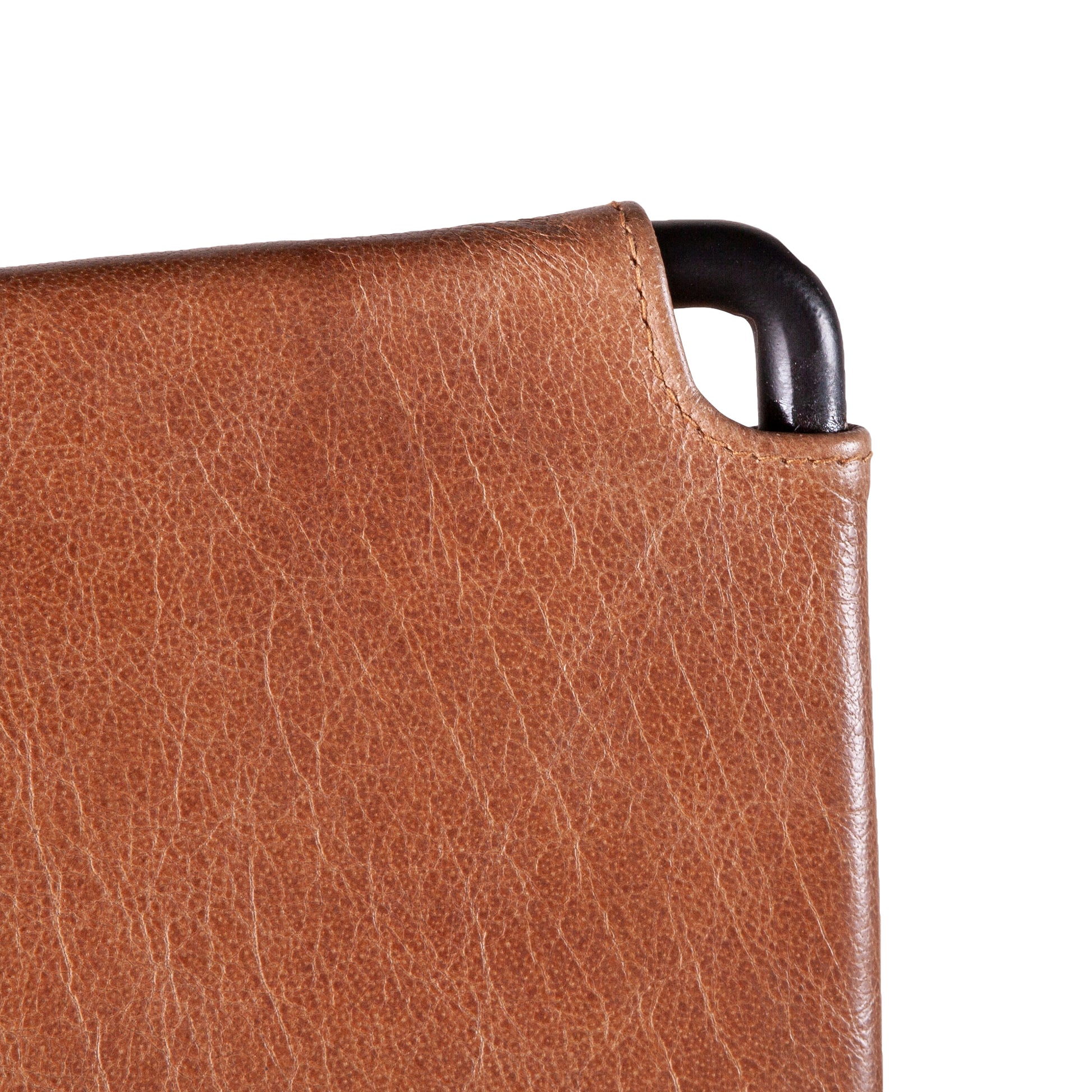 New York Leather Bar Chair - Cognac Leather