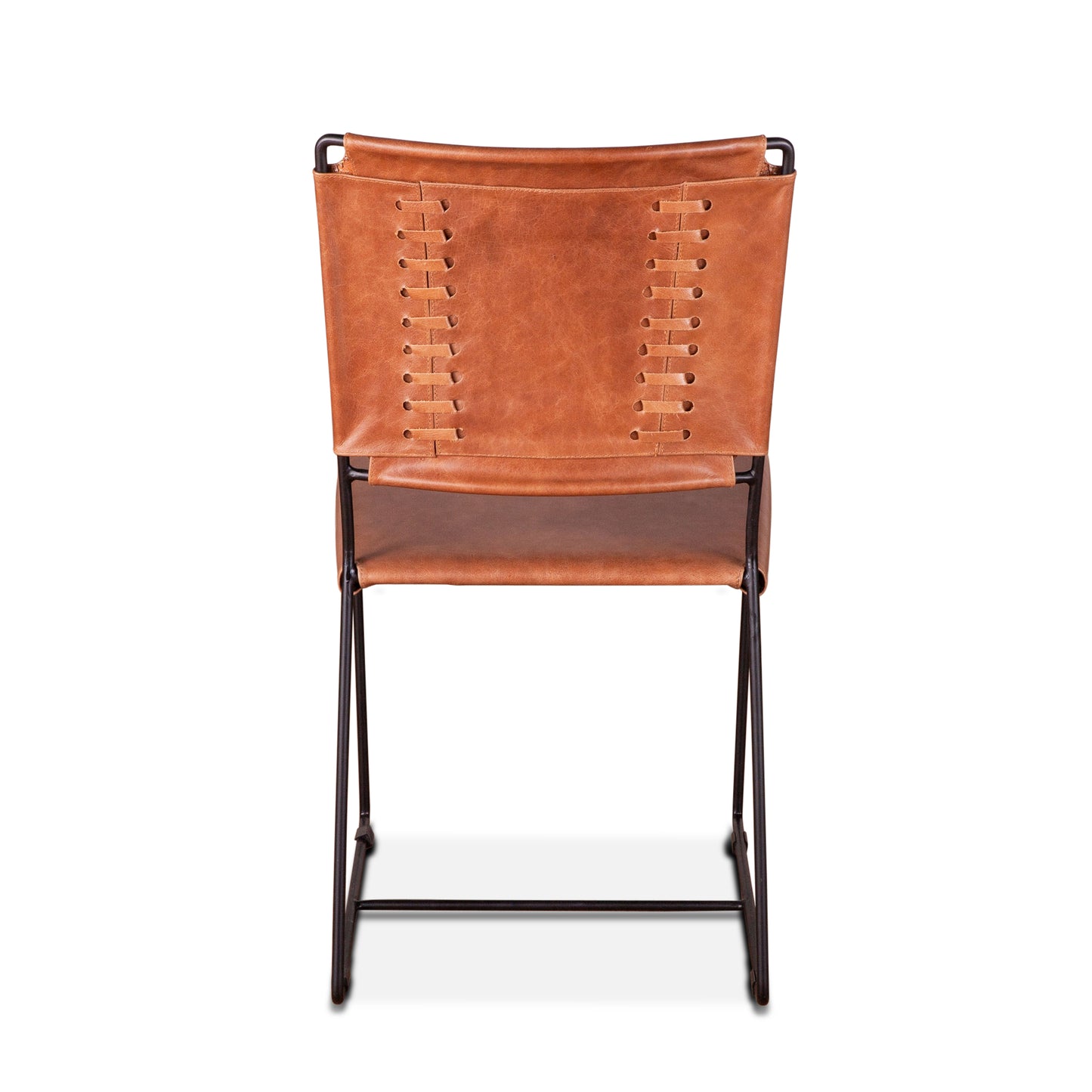 New York Leather Dining Chair - Cognac Leather