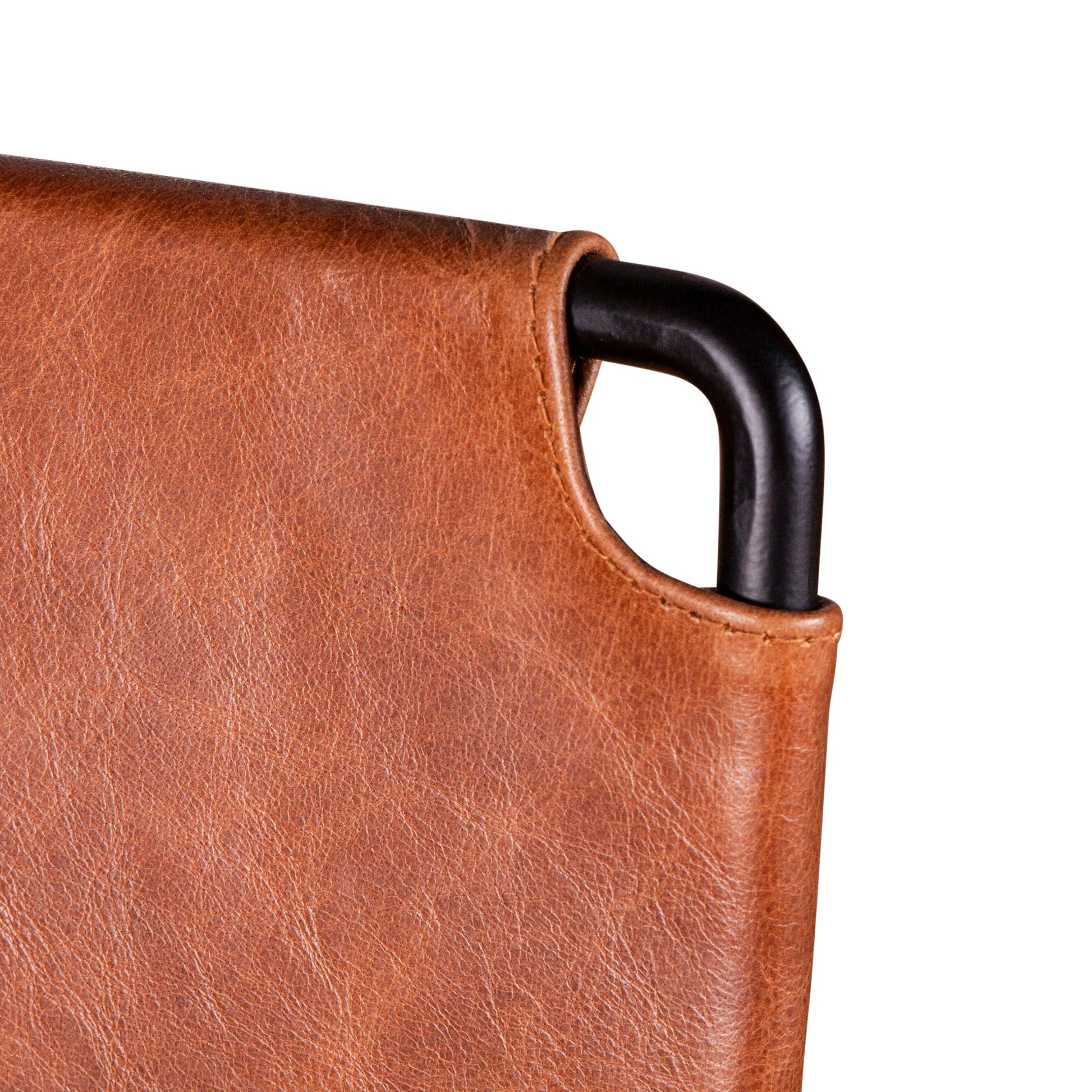 New York Leather Dining Chair - Cognac Leather