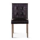 Madison 18" Black Eco-Friendly Leather Dining Chair