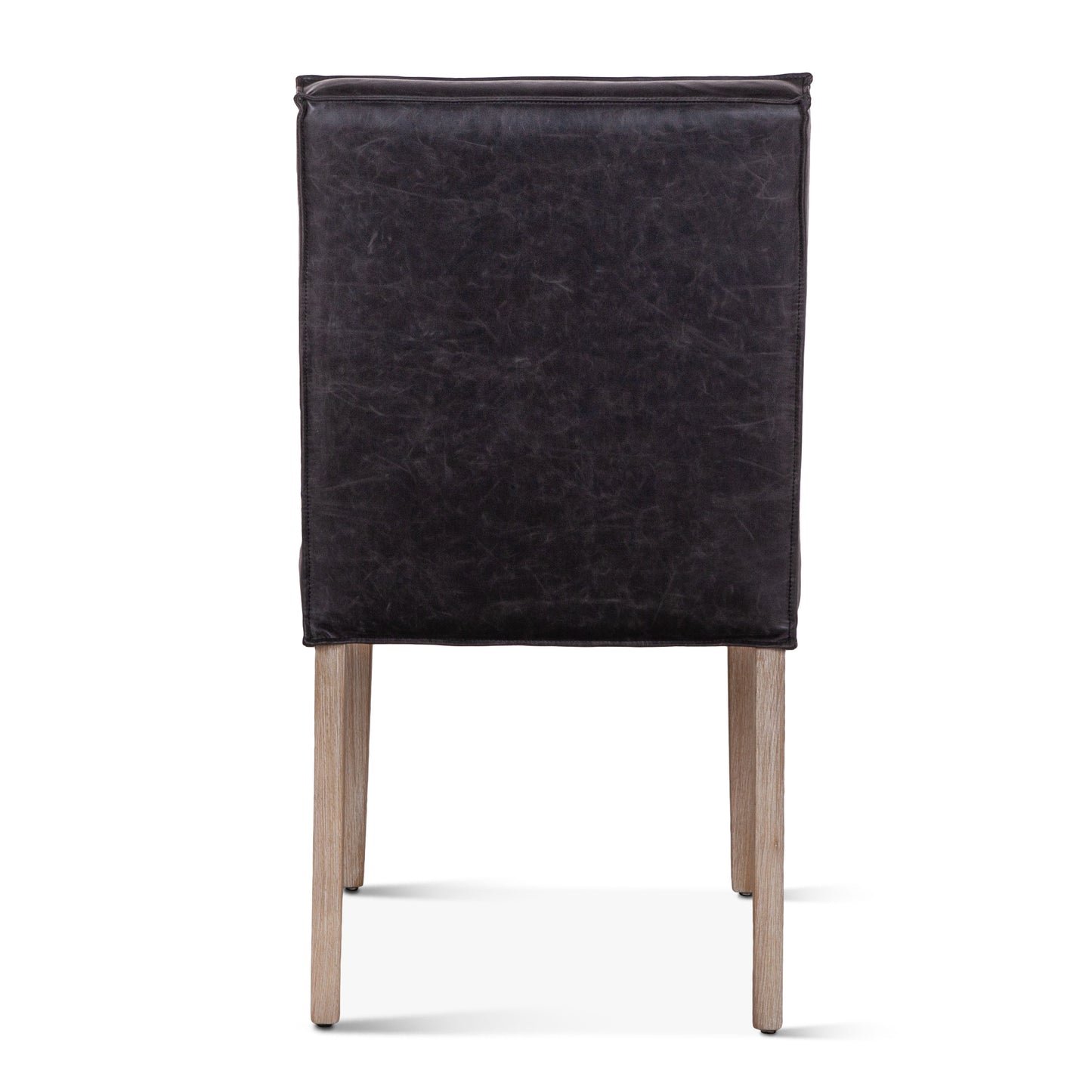 Madison 18" Black Eco-Friendly Leather Dining Chair