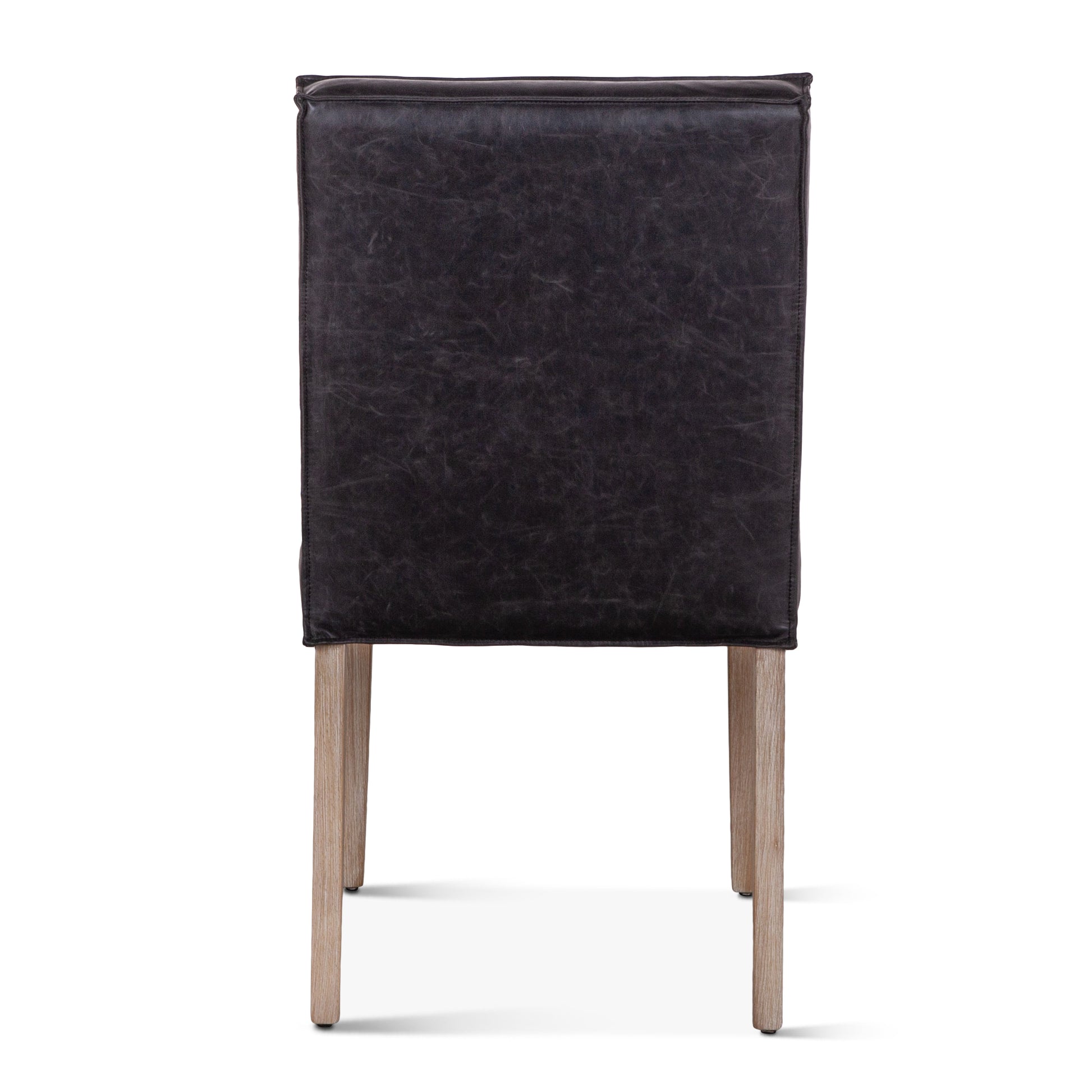 Madison 18" Black Eco-Friendly Leather Dining Chair