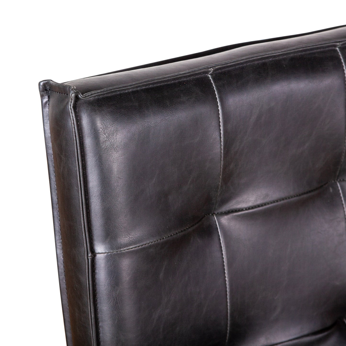 Madison 18" Black Eco-Friendly Leather Dining Chair