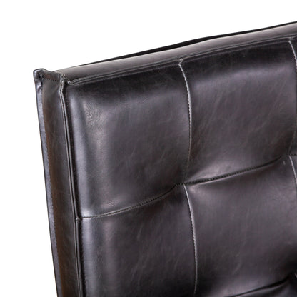 Madison 18" Black Eco-Friendly Leather Dining Chair