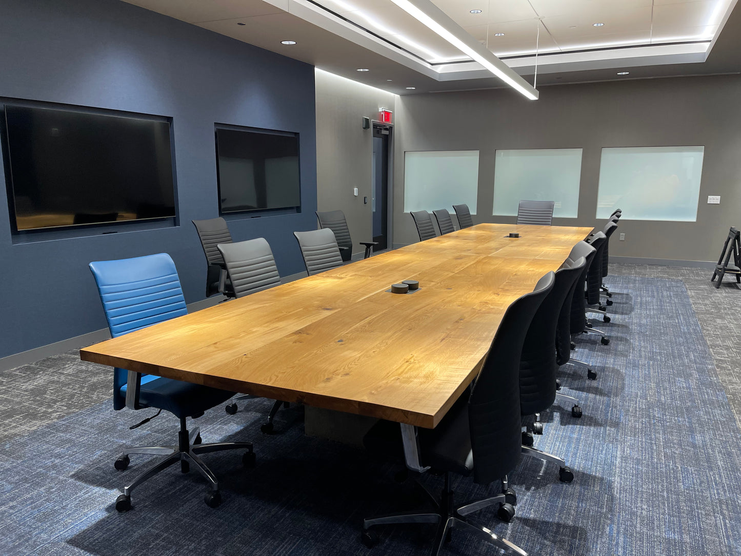 Reclaimed White Oak Custom Conference Table
